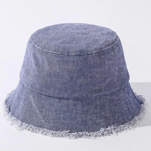 Vintage Denim Bucket Hat
