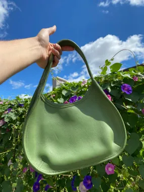Vintage Sage Green Coach Ergo Mini Leather Bag