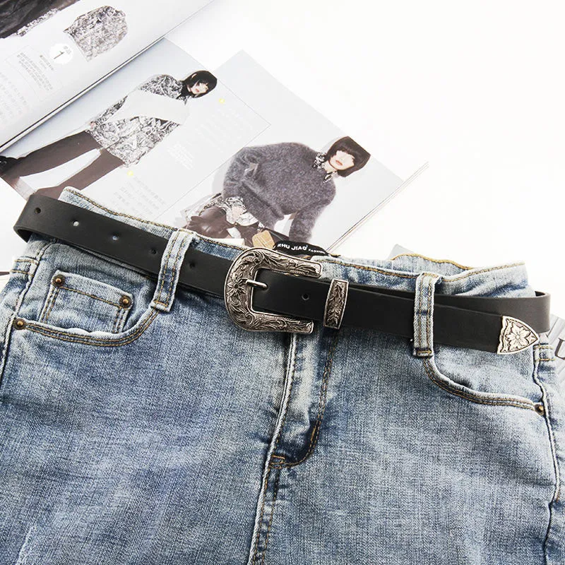 Vintage Western Buckle Belts - 5 Styles