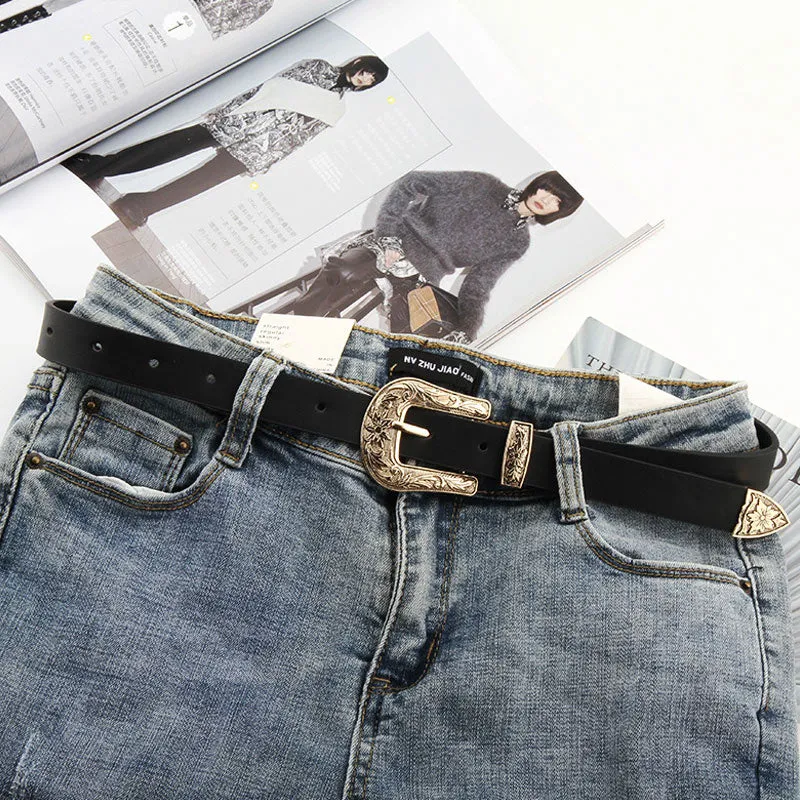 Vintage Western Buckle Belts - 5 Styles