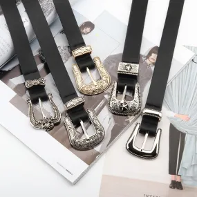 Vintage Western Buckle Belts - 5 Styles