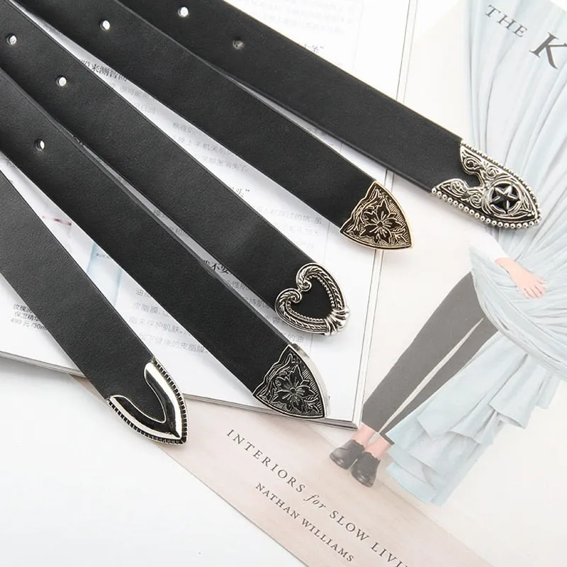 Vintage Western Buckle Belts - 5 Styles