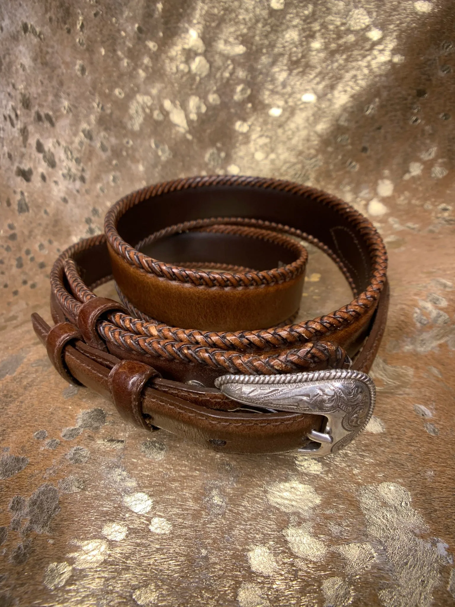 Vintage Wrangler Snap-Back Belt