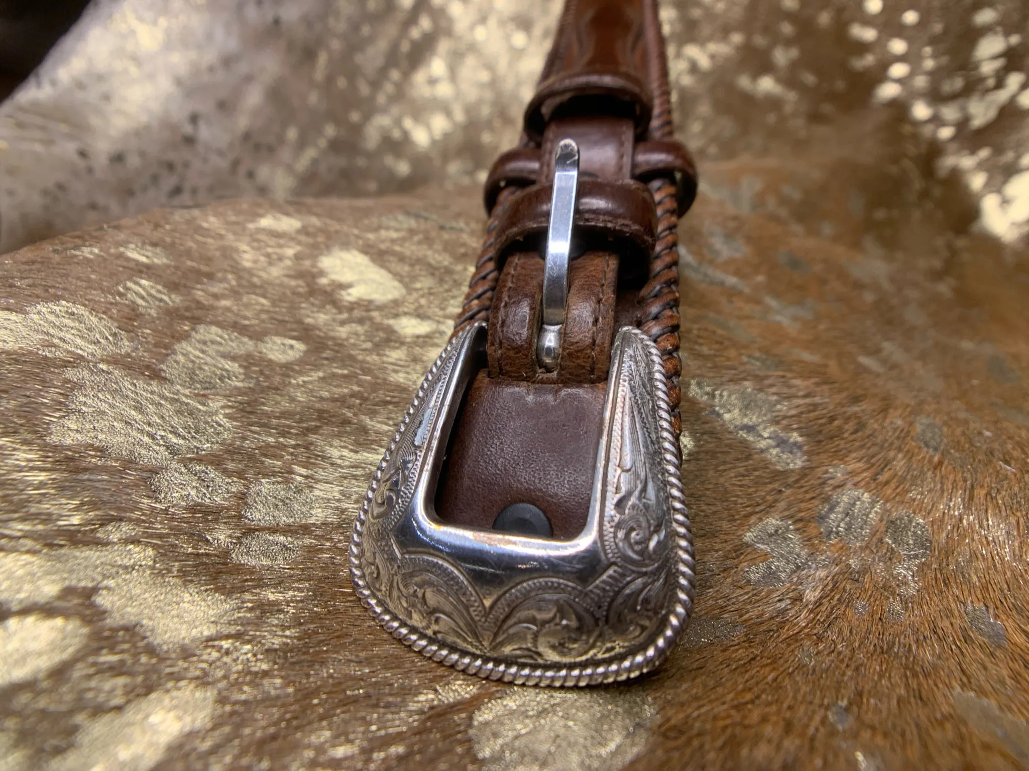 Vintage Wrangler Snap-Back Belt