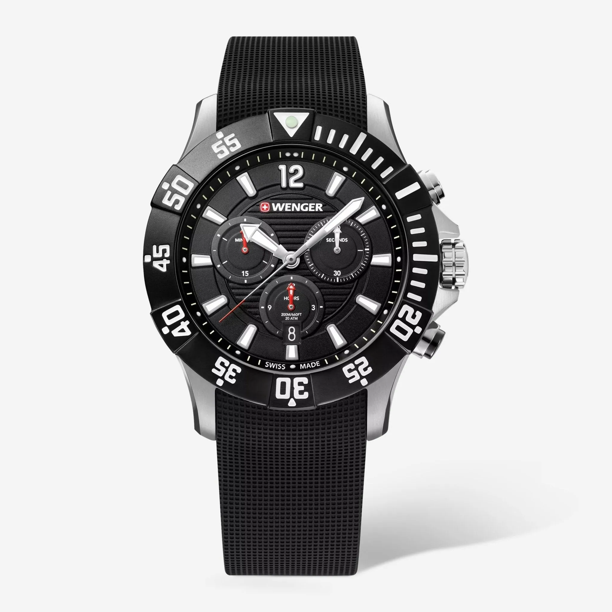 Wenger Swiss Army Seaforce Chronograph 43mm Quartz Men's Watch 01.0643.118