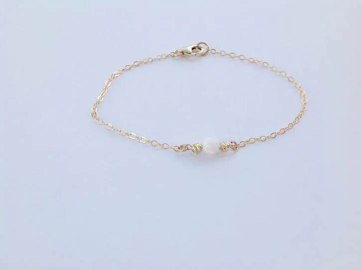 White opal bracelet