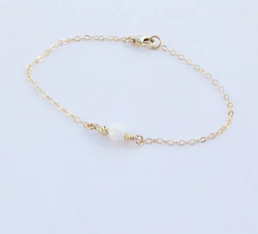 White opal bracelet